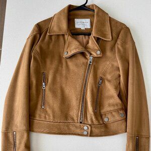 Lucky Brand Faux Suede Moto Jacket